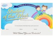 Clever Kidz Pkt.25 Reward Certificates - Student Of The Week
