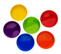 Clever Kidz Pkt.6 Sorting Bowls Round - Asst Colours