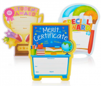 Clever Kidz Pkt.25 Reward Certificates 3 Asst.