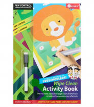 Ormond A4 14pg Wipe Clean Activity Book - Pen Control