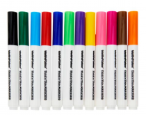 Woc Pkt.12 Washable Thick'n'thin Markers