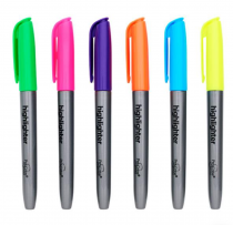 Pro:scribe Pkt.6 Asst Highlighter Pens