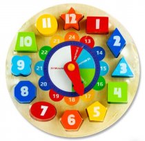 Little Hands Wooden Educational Clock Puzzle