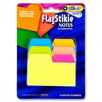 Stik-ie Notes 6x20 Sheets Index & Note Taking Page Marker - Neon