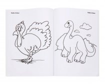 A4 96Pg Perforated Colouring Book - Cute Animals