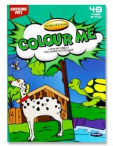 Woc A4 48pg Colouring Book - Pets
