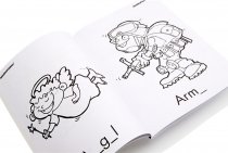 Woc A4 96pg Learning Letters Perforated Colouring Book