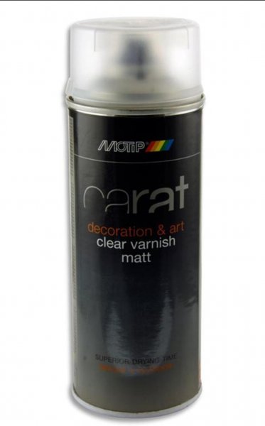 Carat 400ml Can Art Spray Varnish - Matt