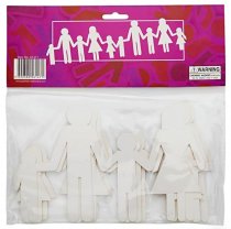 Crafty Bitz Pkt.10 Cutouts - Paper Family