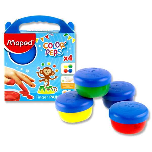 Set 4X80g Color'peps Finger Paint