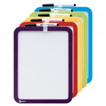 Premto Magnetic Dry Wipe Whiteboard With Dry Wipe Marker 5 Colours