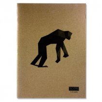 Icon A3 80pg 110gsm Kraft Sketch Book Animalia Design 4 Asst.