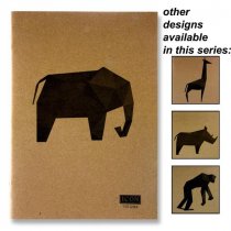 Icon A3 80pg 110gsm Kraft Sketch Book Animalia Design 4 Asst.