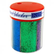 Icon 6 Part Glitter Shaker Cdu - Sparkling