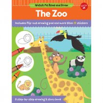 Watch Me Read & Draw: The Zoo