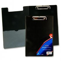 Premier Universal Pvc Double Foldover Clip Board - Black