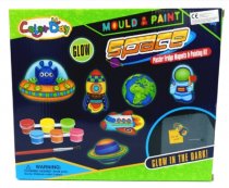 Mould And Paint Fridge Magnet Kit -Space-Glow In The Dark