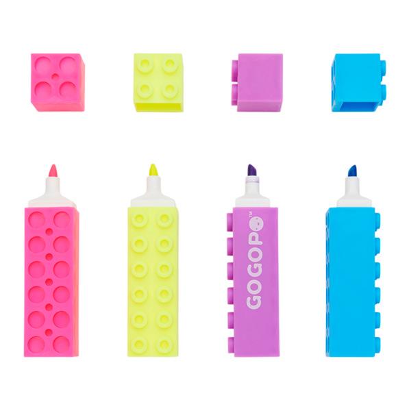 Gogopo Pkt.2 Building Blocks Highlighter Asst