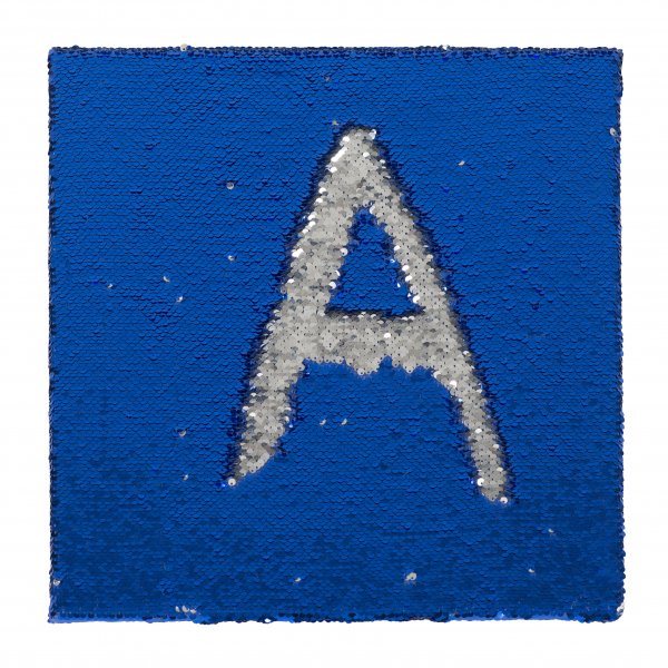 Sensory Sequin Panel 40x40cm-Blue/Silver