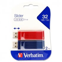 Verbatim Card 2 Store 'n Go Usb Slider Usb 2.0 Drive - 32gb