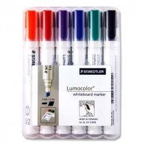 Staedtler Lumocolor Box 6 Asst. Whiteboard Markers