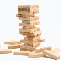 Timber stacking blocks game