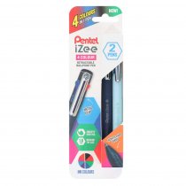 Pentel Izee Card 2 1.0mm 4 Colour Retractable Ballpoint Pen