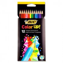 Bic Colour Up Pkt.12 Triangular Colouring Pencils
