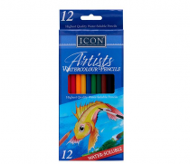 Icon Box 12 Artists Watercolour Pencils