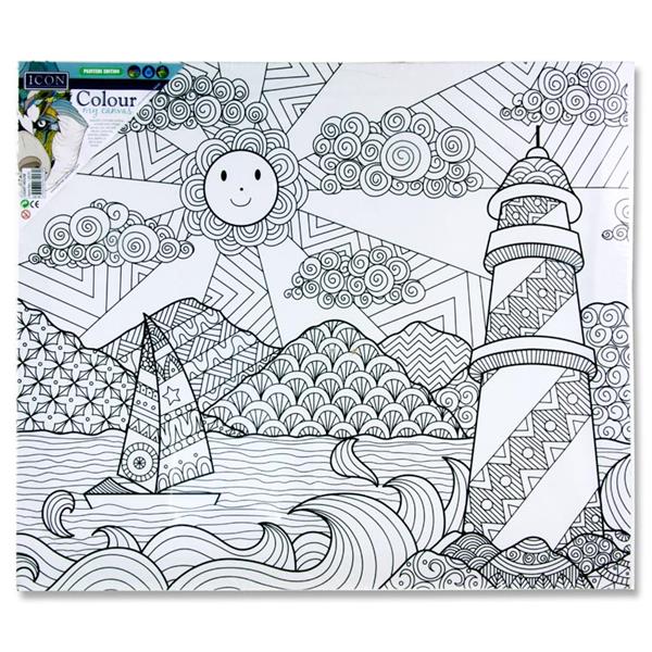 Colour my Canvas - lighthouse