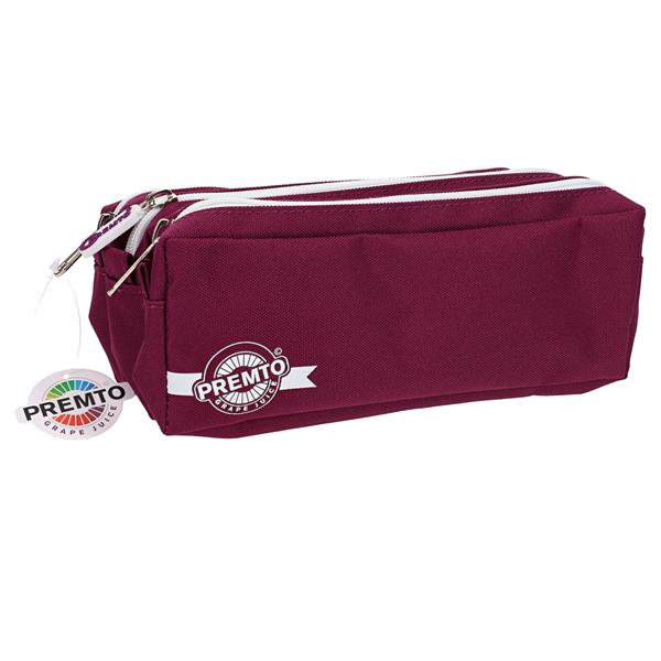 3 Pocket Pencil Case - Grape Juice