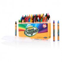 World Of Colour Box 64 Crayons W/ Sharpener