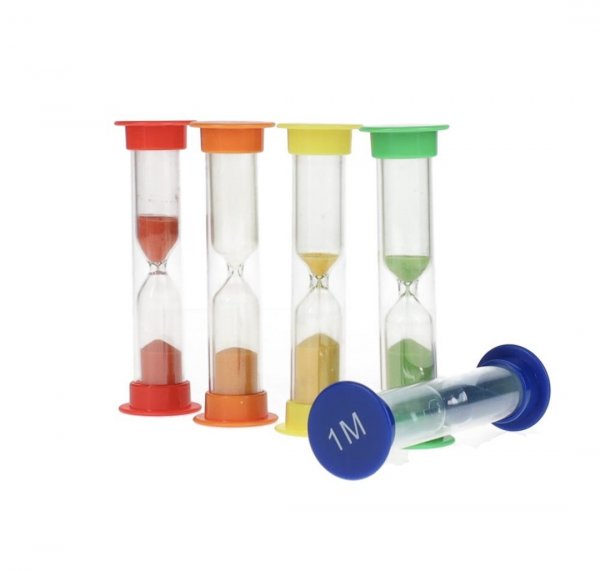 Clever Kidz Pkt.5 Various Sand Timers