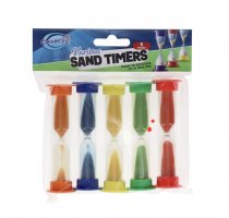 Clever Kidz Pkt.5 Various Sand Timers