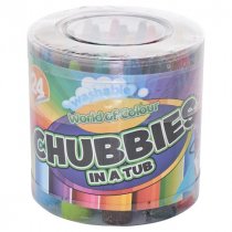 World Of Colour Tub 24 Super Chubbies Crayons