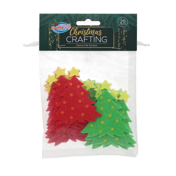 Christmas Crafting - Festive Felt Stickers