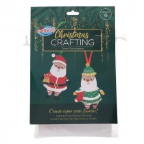 Crafty Bitz Pkt.6 Christmas Crafting - Santa Decorations