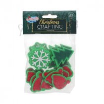 Crafty Bitz Pkt.24 Christmas Crafting - Festive Felt Asst