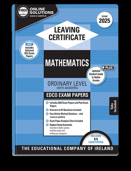 Leaving Cert - 2025 - Mathematics - Ordinary Level - Exam Papers