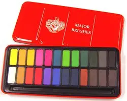 Major Brushes-24 Artist Watercolour set