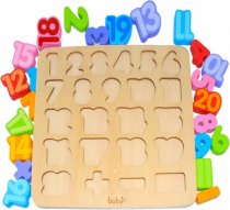 Wooden Number Puzzle 18m+