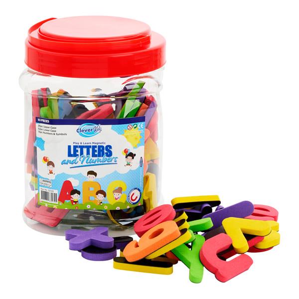 Clever Kidz Play And Learn Magnetic Letters And Numbers TUB