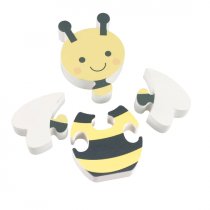 Honey Bee Wooden Puzzle 4 Piece