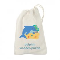 Dolphin Wooden Puzzle 4 Piece