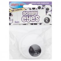 Crafty Bitz Pkt.2 Goggly Eyes - 5cm