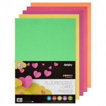 A3 155gsm Card 20 Sheets - Fluorescent