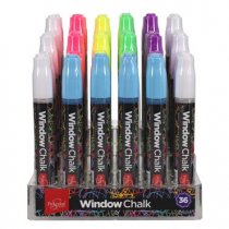 8g Brilliant Window Chalk Marker - 6 Asst