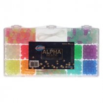 Alpha Beads with 4 Metres of transparent Tread