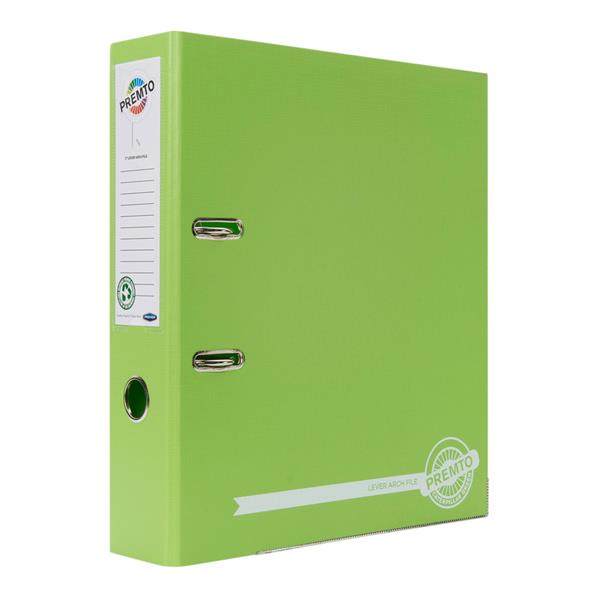 A4 Pp Lever Arch File - Caterpillar Green
