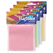 Square Flag Stickie Notes - Pastel 4 Asst